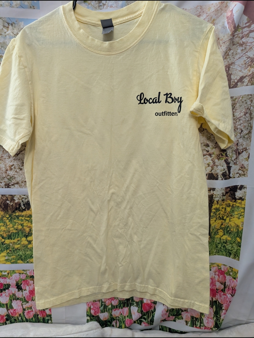 Pale Yellow Short Sleeve Tee